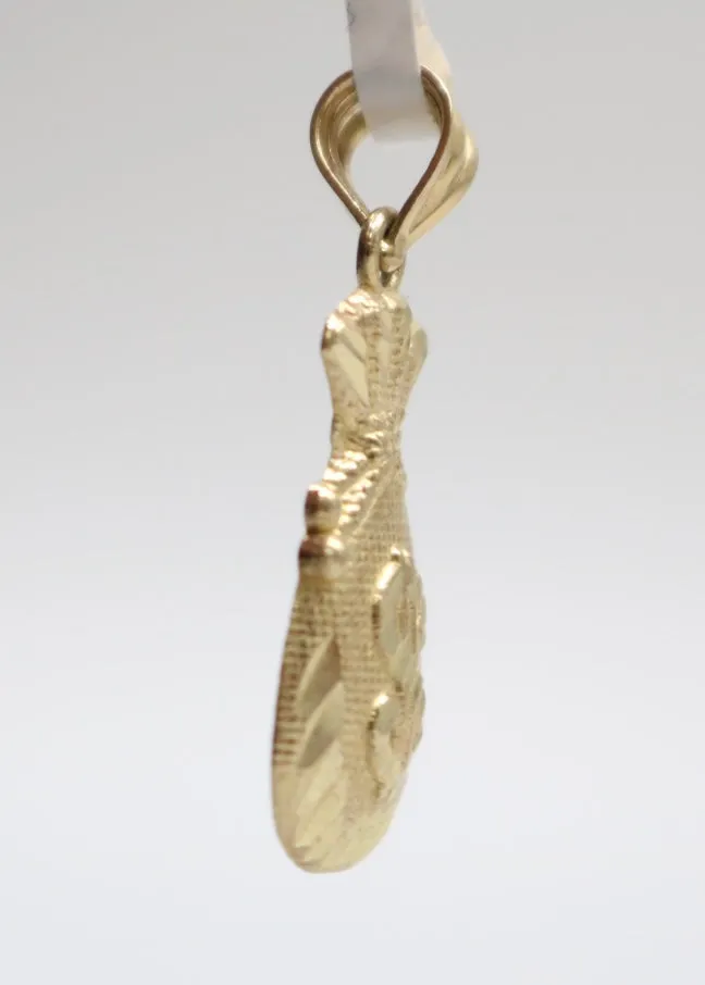 10K Yellow Gold Money Bag Charm (1.5 Grams)