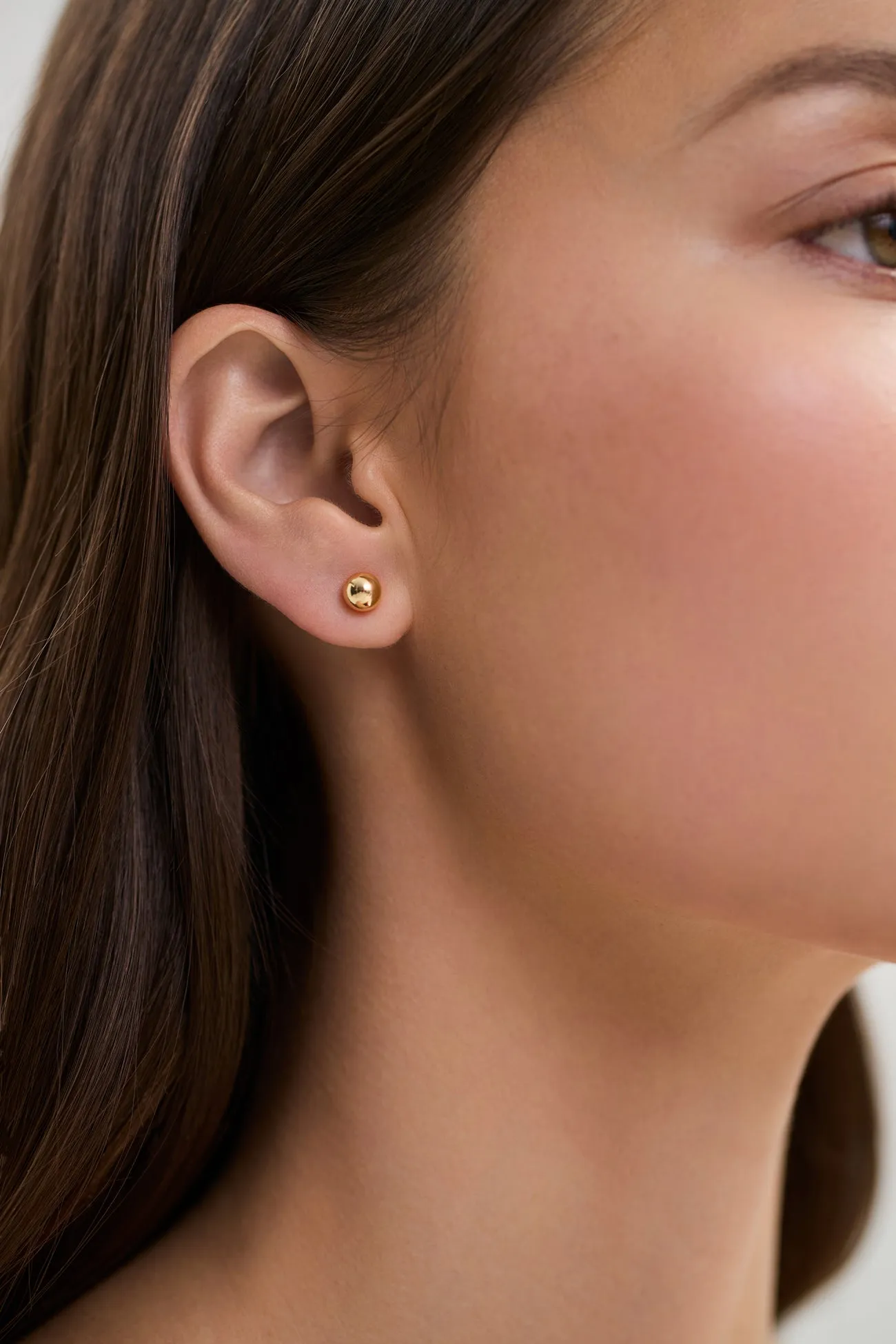 14k Gold Bella Ball Studs