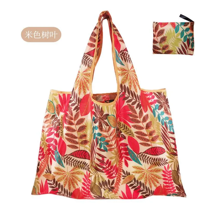 210D Oxford cloth shape folding shopping bag environmental protection storage bag LI-010003