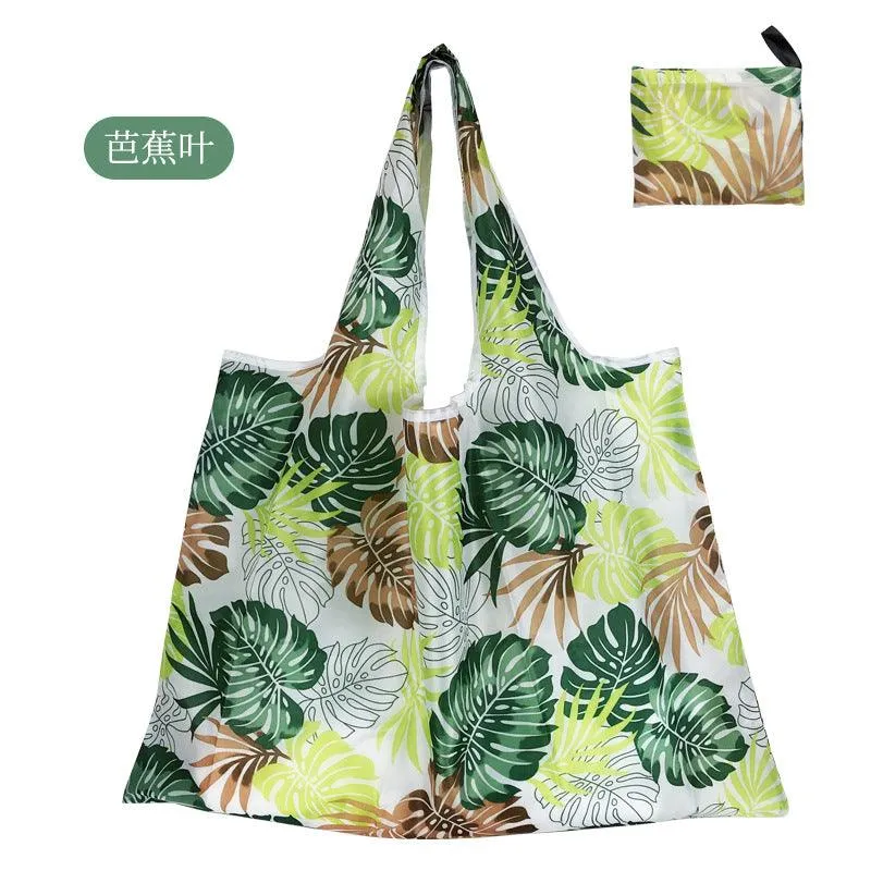 210D Oxford cloth shape folding shopping bag environmental protection storage bag LI-010003