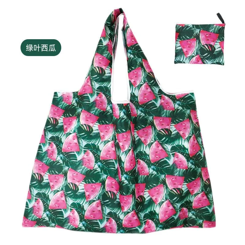 210D Oxford cloth shape folding shopping bag environmental protection storage bag LI-010003