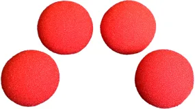 2.5 inch Regular Sponge Ball (Red) Pack of 4 from Magic