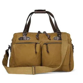 48 Hour Tin Cloth Duffle Bag- Dark Tan