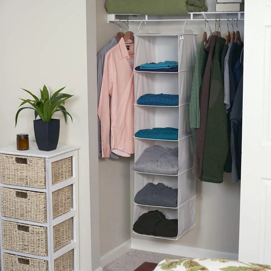 6-Shelf Hanging Closet Organizer