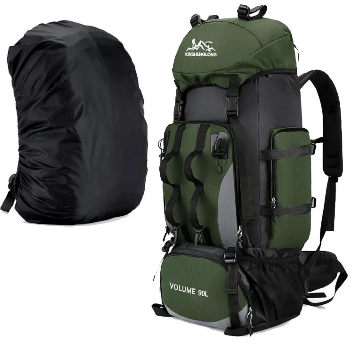 90L Waterproof Hiking Camping Backpack Trekking Bag