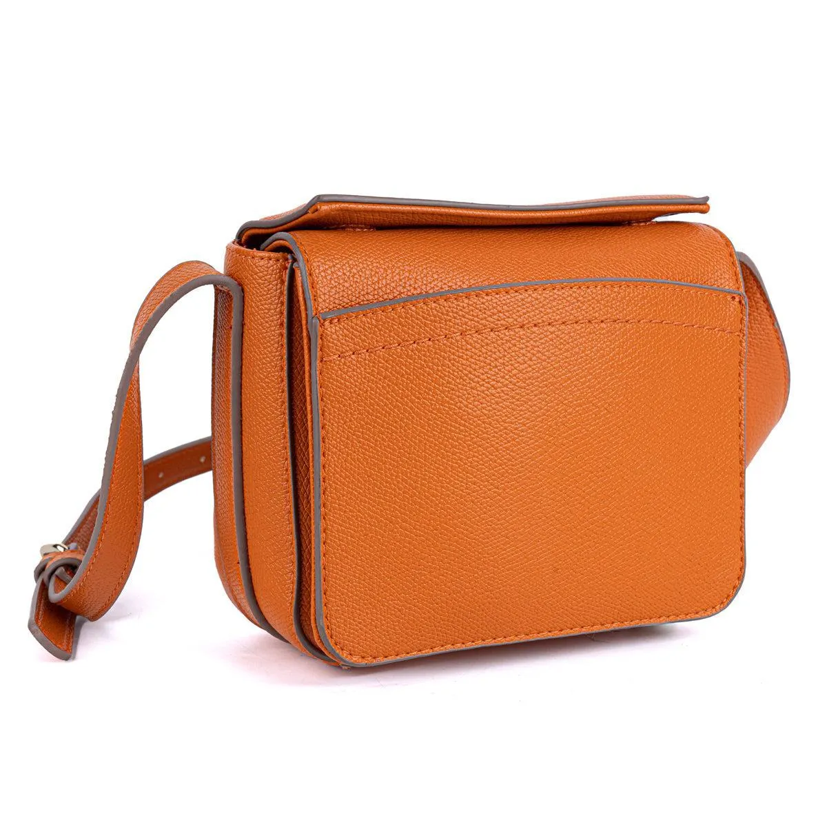 A New Day Pebble Crossbody Bags Leather Orange Colour For Women