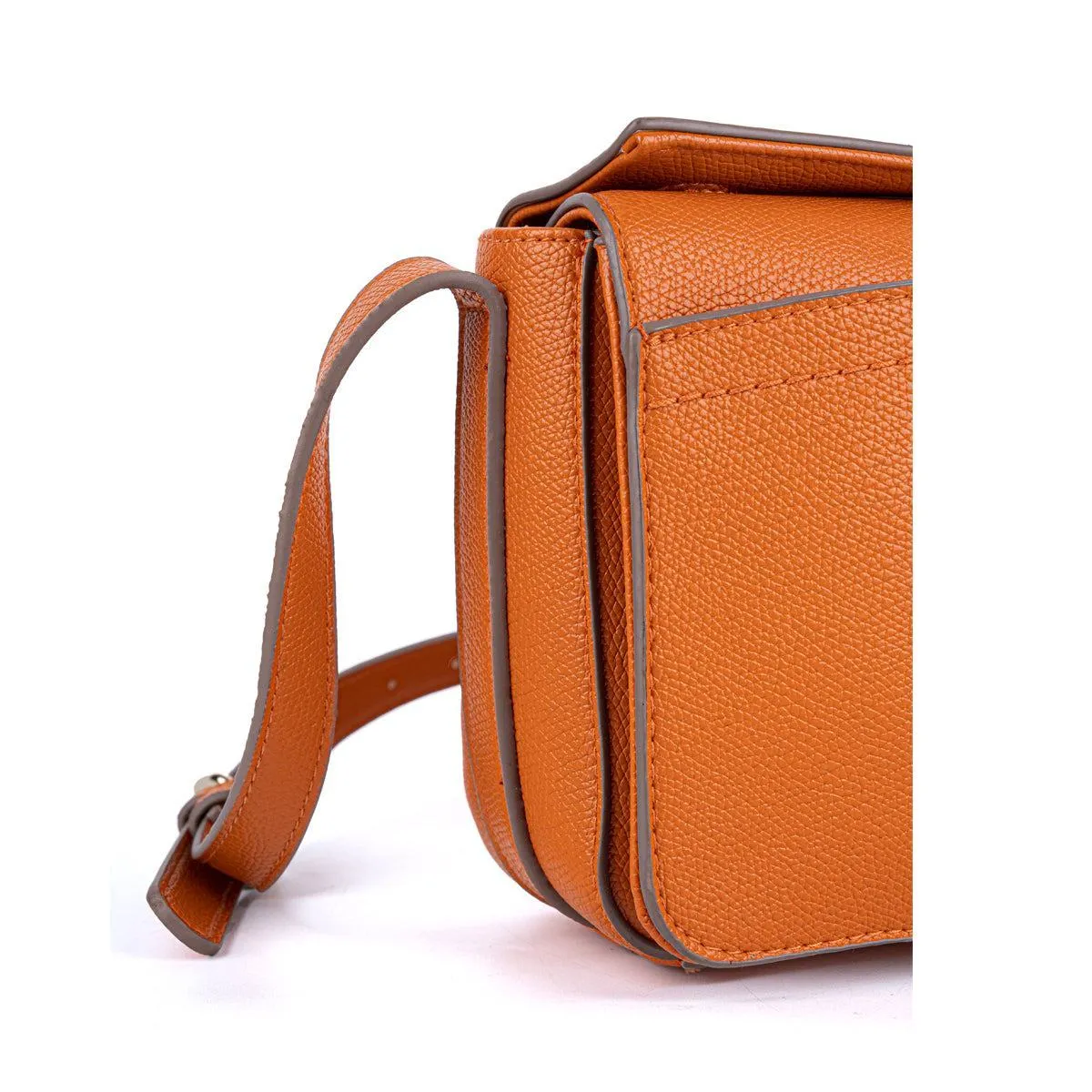 A New Day Pebble Crossbody Bags Leather Orange Colour For Women