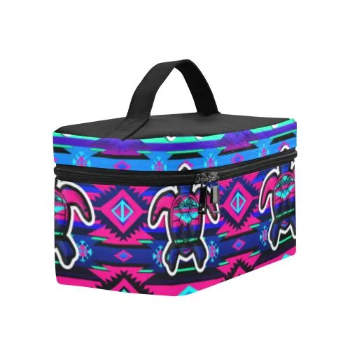 Adobe Sunset Turtle Cosmetic Bag/Large