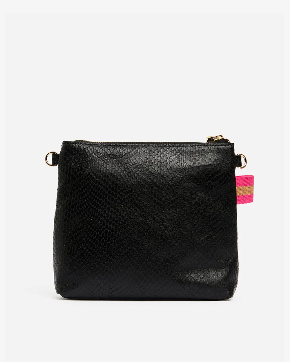 Alexis Crossbody - Black Snake