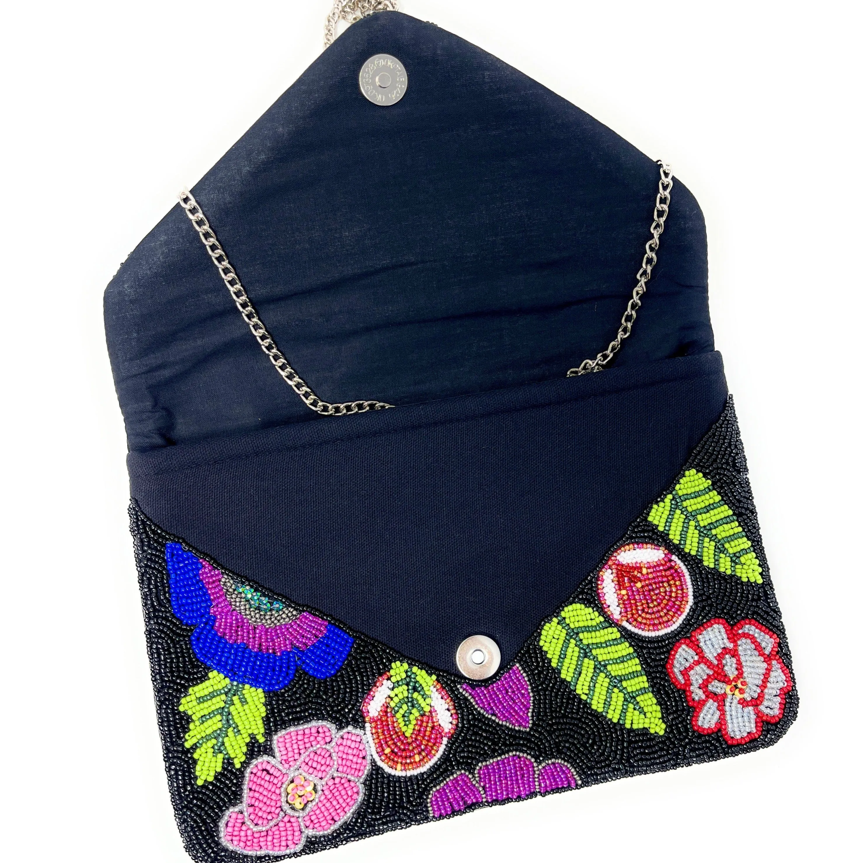 Alice Beaded Floral Clutch Purse