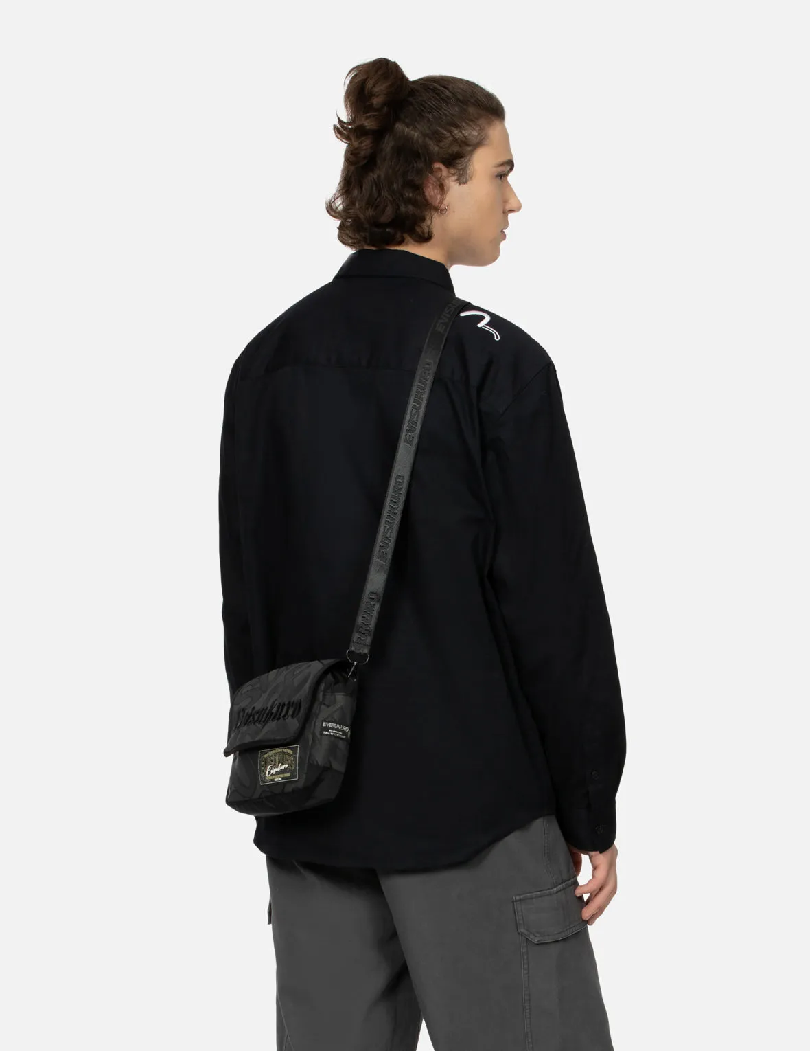 Allover Logo Jacquard Shoulder Bag