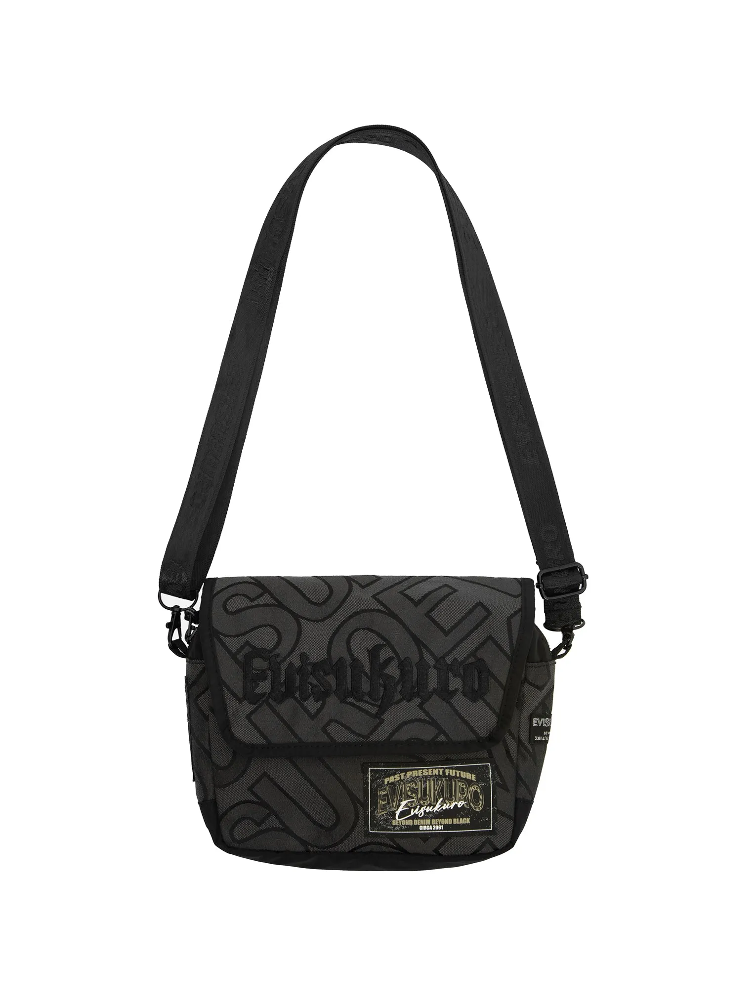 Allover Logo Jacquard Shoulder Bag