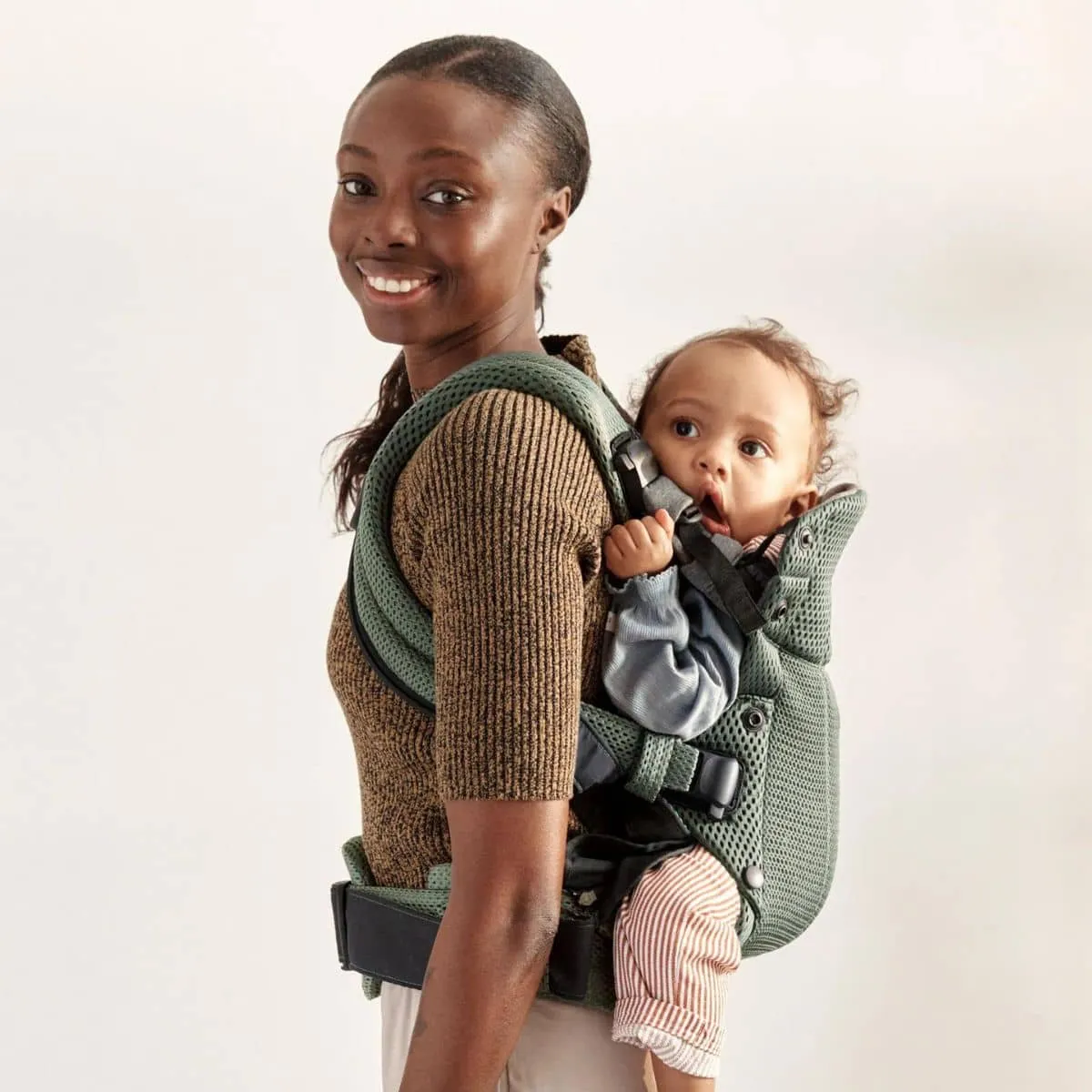 BabyBjorn Baby Carrier Harmony - Dark Green 3D Mesh