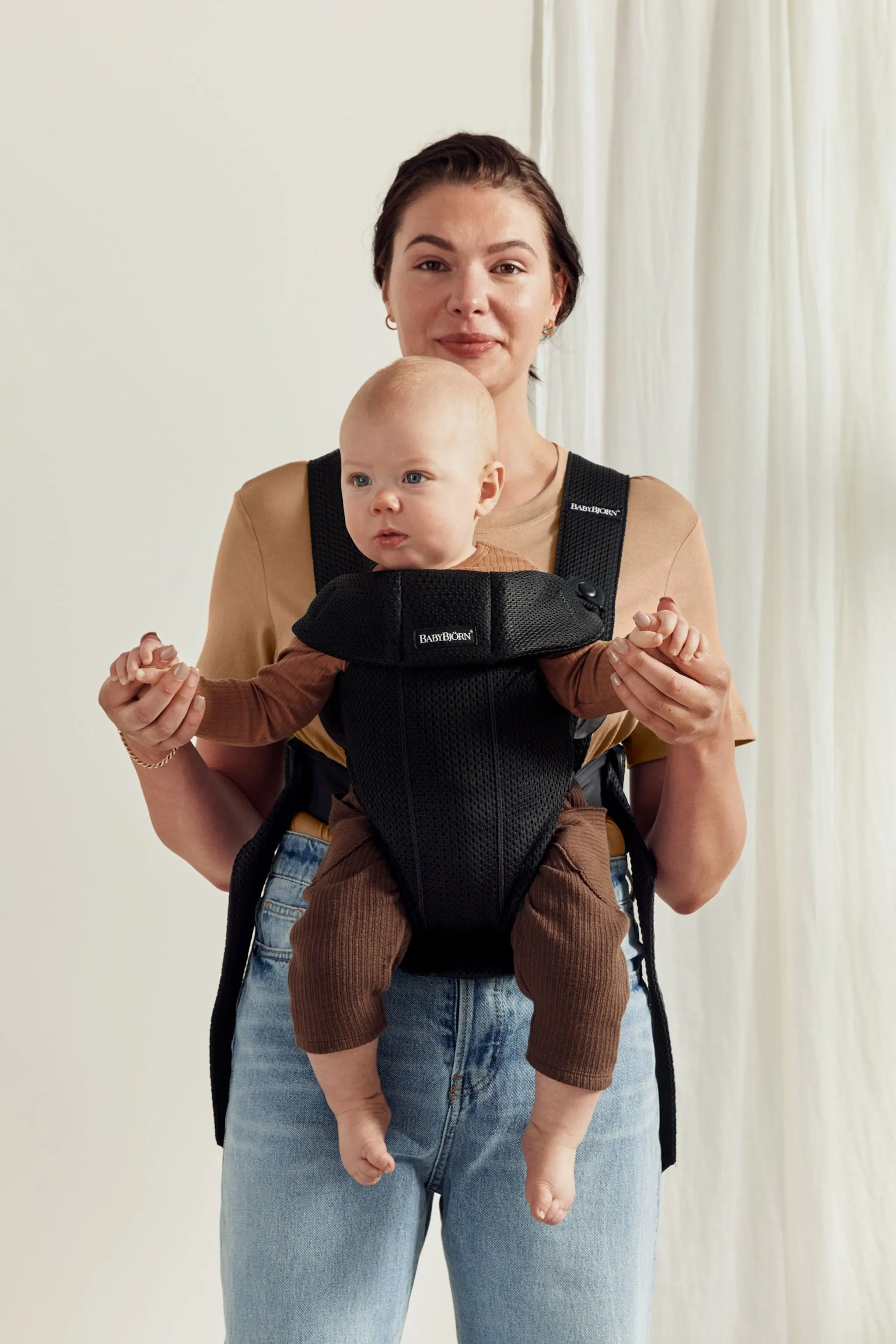 BabyBjorn Draagzak Mini 3D Mesh Zwart