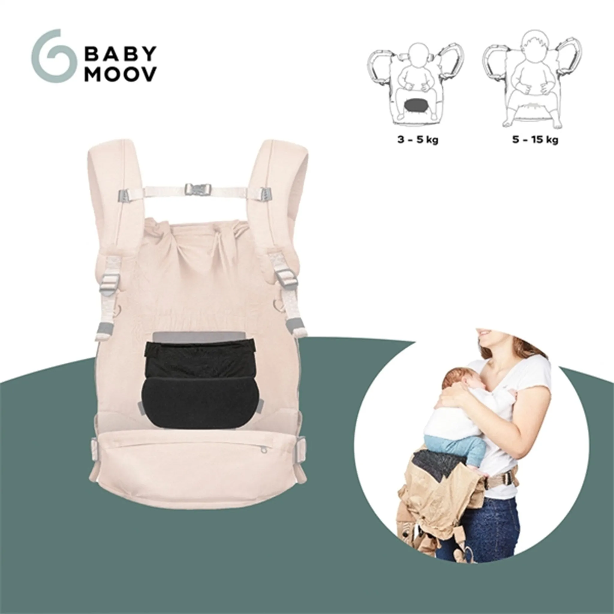 Babymoov Moov & Boostbaby Insert for Carrier