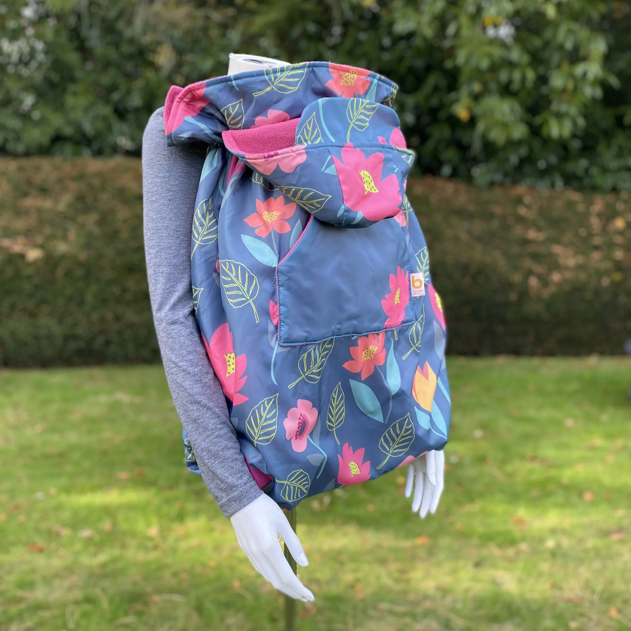 BabyWearing Fleece-lined Cover - MULTICOLOUR FLORAL