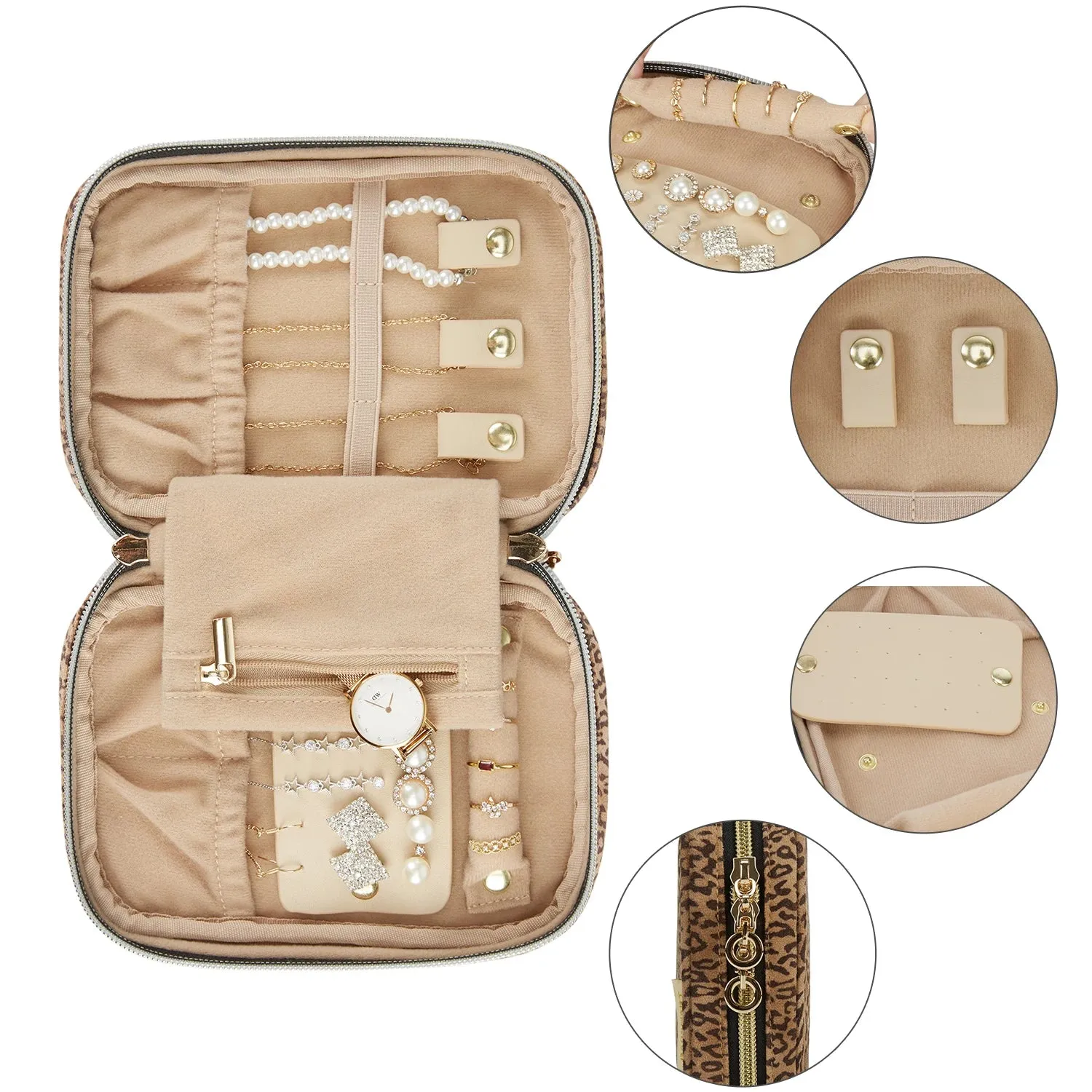 BAGSMART Travel Jewelry Organizer for Women