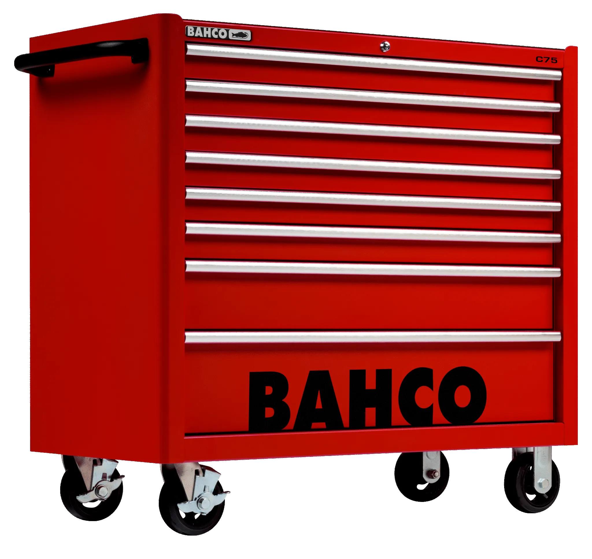 Bahco 1475KXL8RED C75 8 Drawer 40" Red Classic Mobile Roller Cabinet