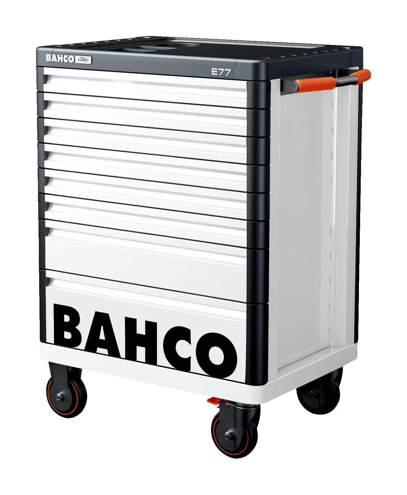 Bahco 1477K8WHITE E77 Premium 8 Drawer White Mobile Roller Cabinet