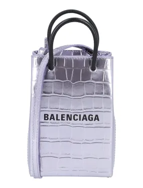 Balenciaga Phone Shopping Tote Bag