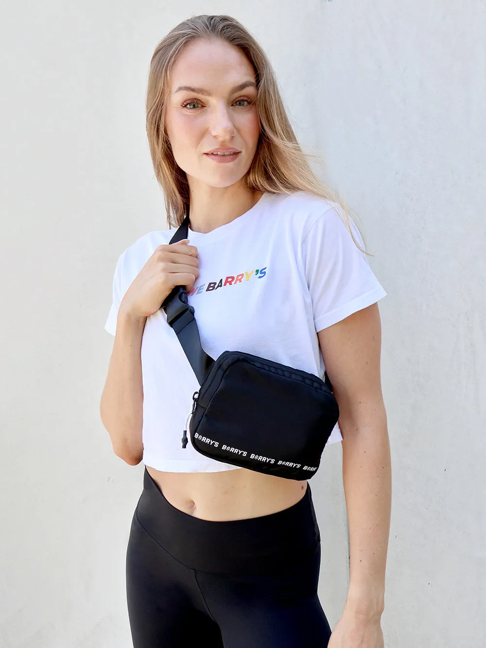 BARRY'S BLACK ESSENTIAL PRIDE BELT BAG