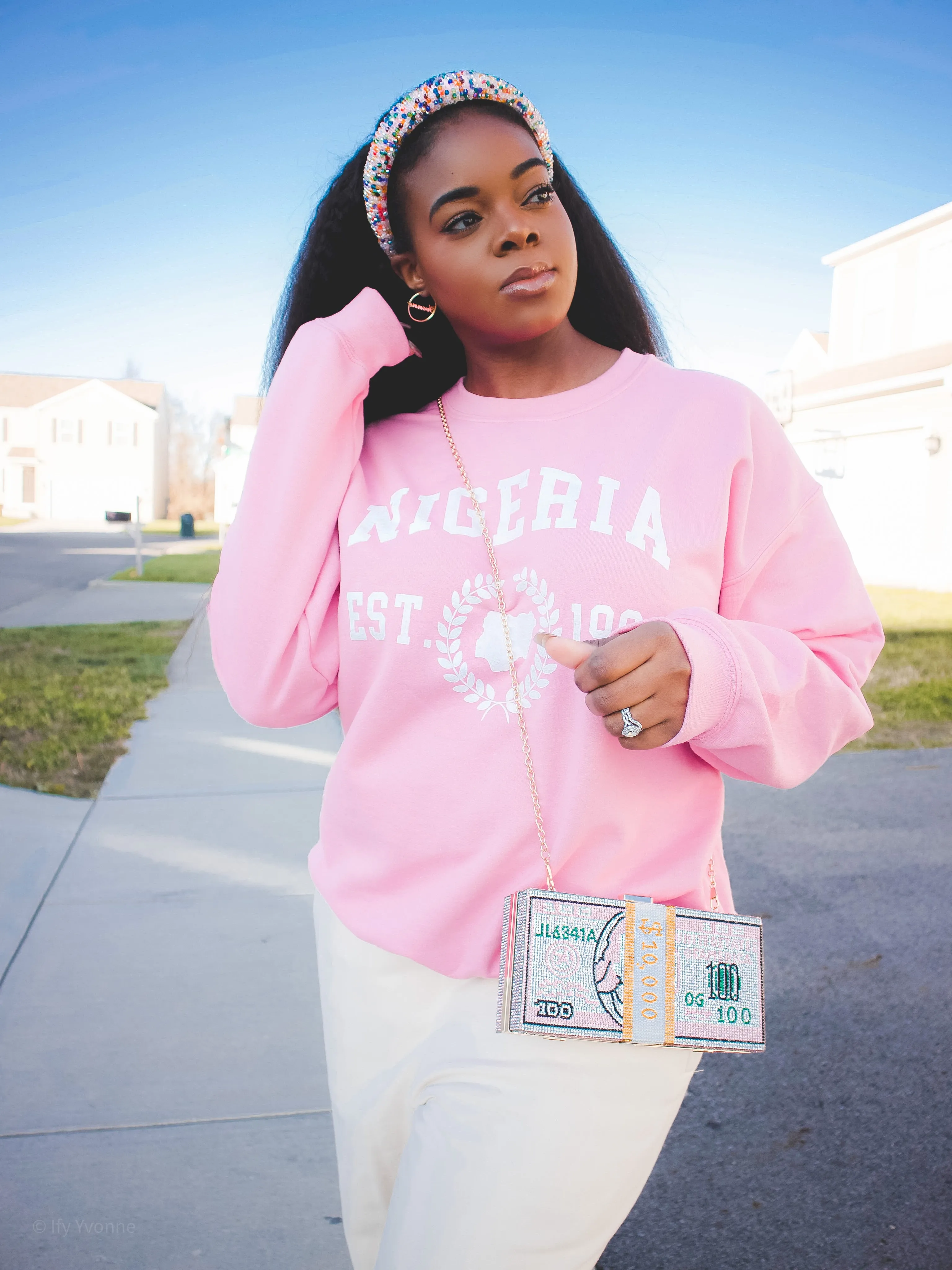 Beaded Money Clutch