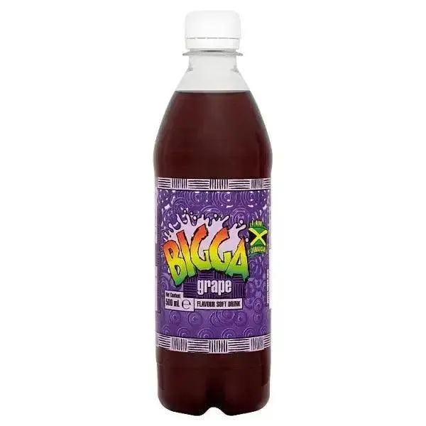 Bigga Grape Flavour Soft Drink 600ml (Case of 12)