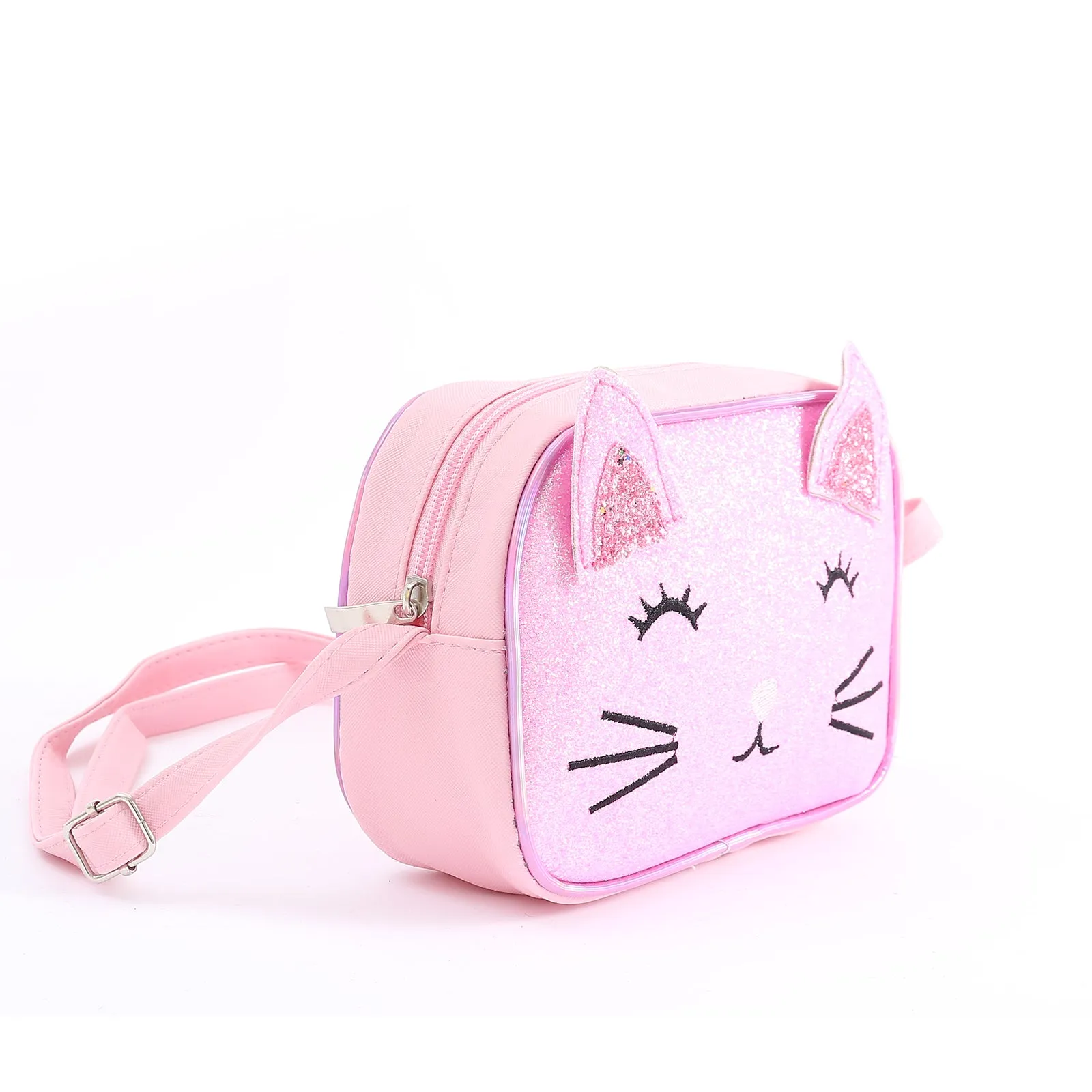 Blushing  Cat Side Sling Bag.