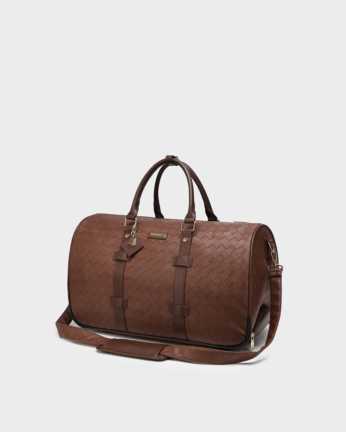 Bodega Rolling Duffle Bag in Brown