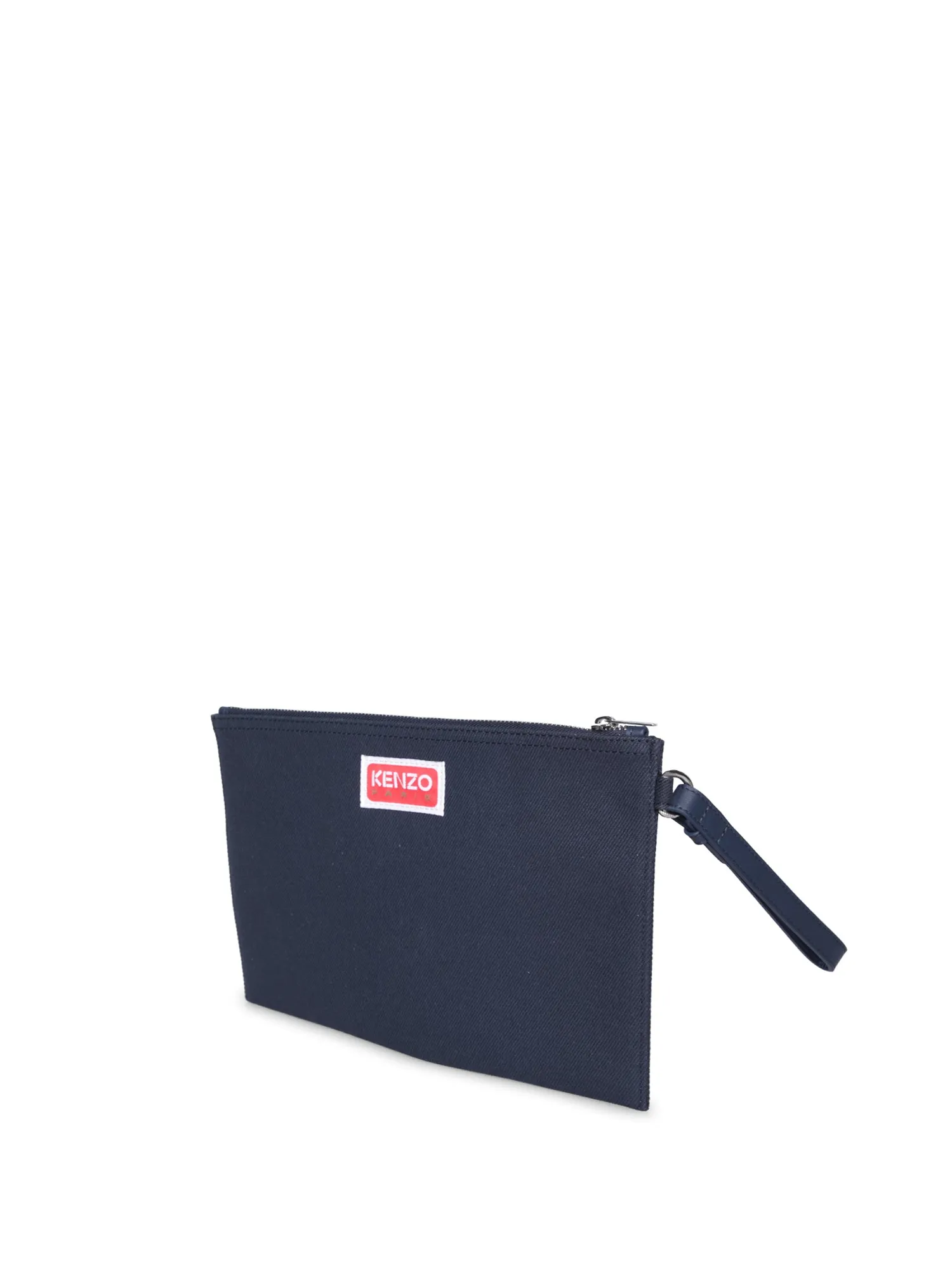 Boke Flower blue clutch bag