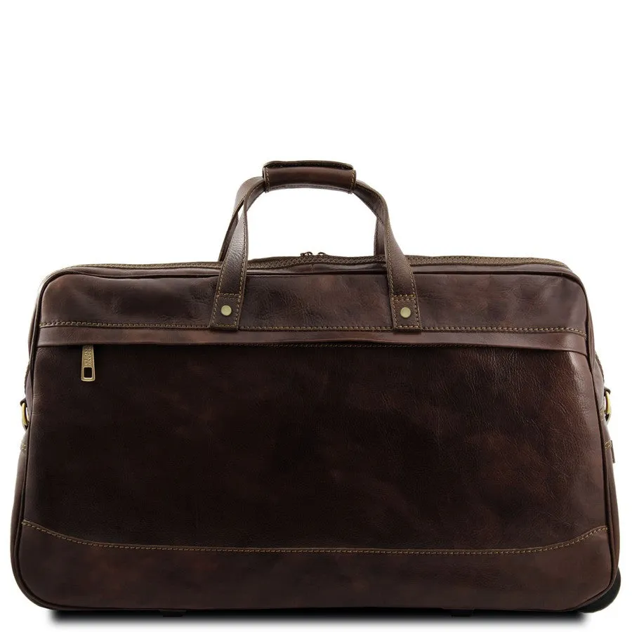 Bora Bora Large Leather Trolley Bag