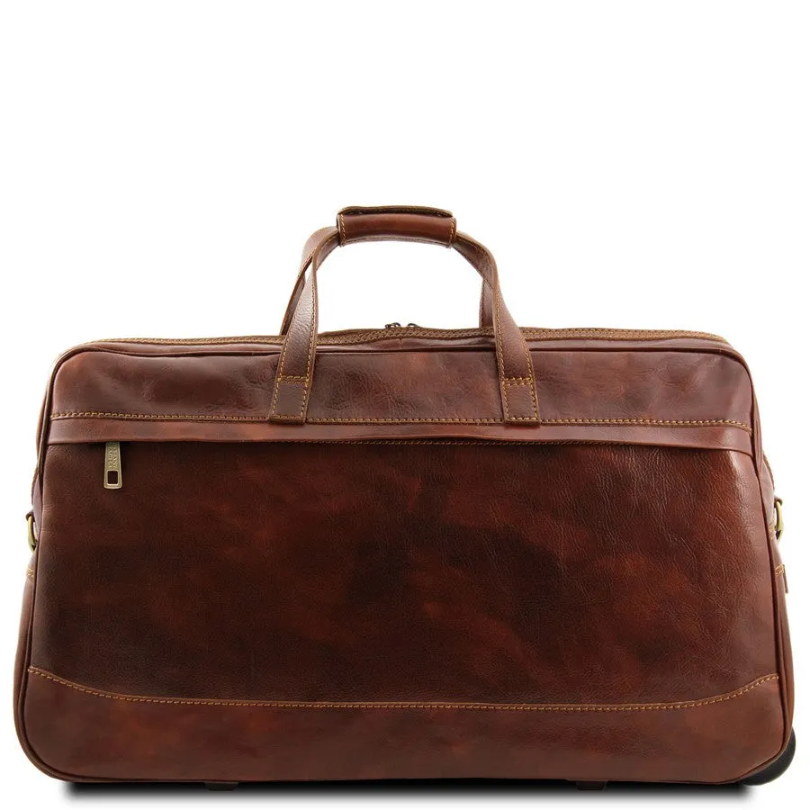 Bora Bora Large Leather Trolley Bag