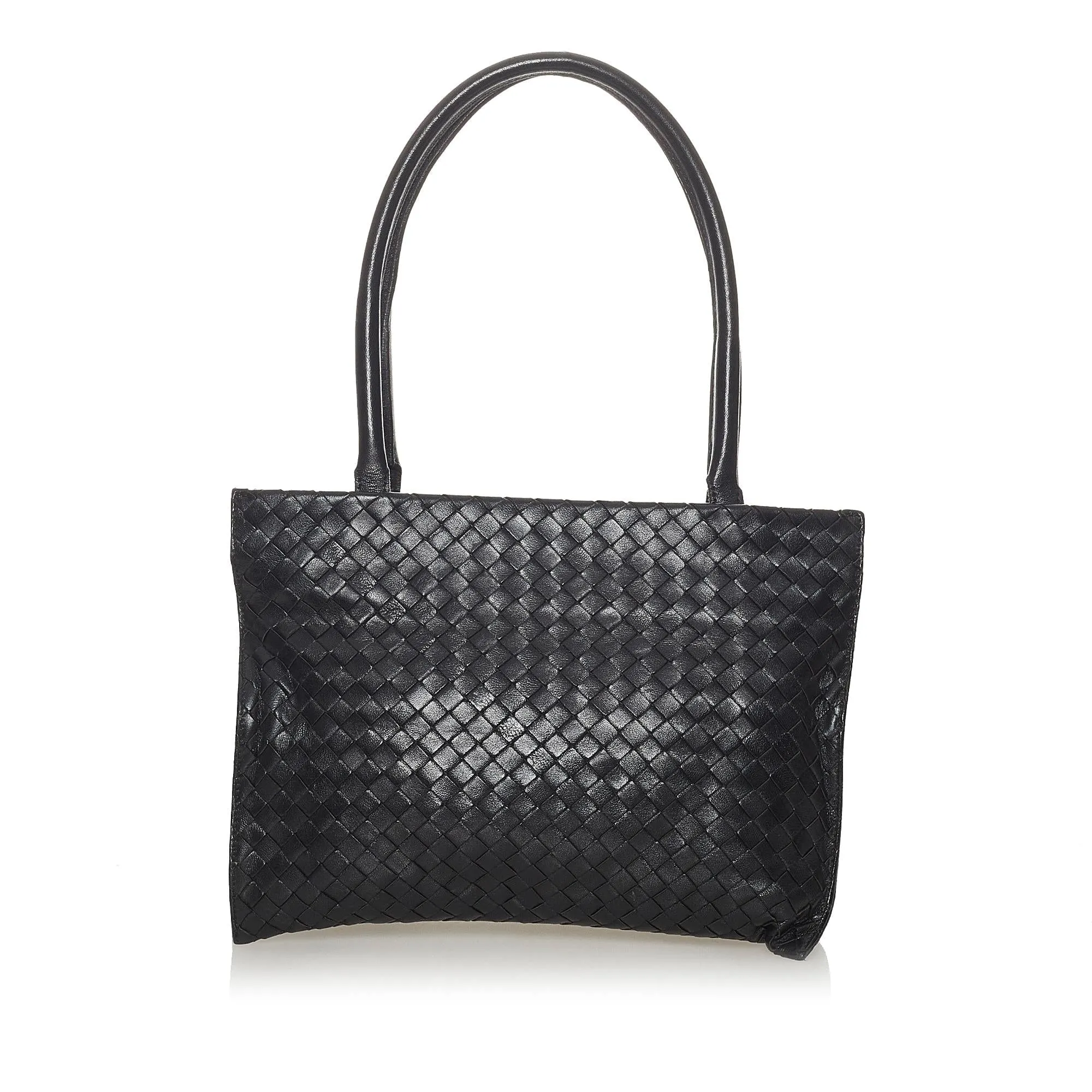 Bottega Veneta Intrecciato Leather Handbag (SHG-28140)