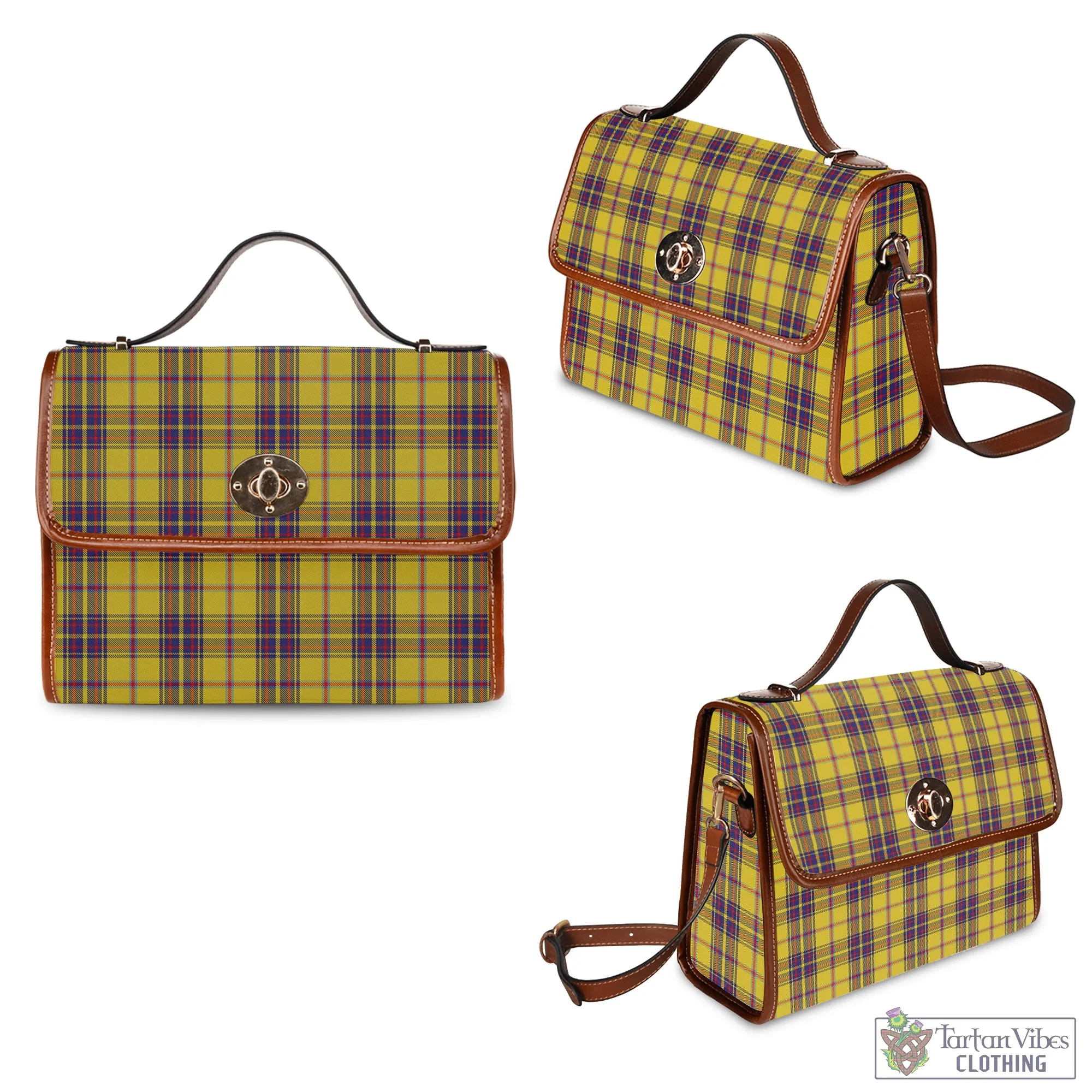 Bracken Tartan Waterproof Canvas Bag