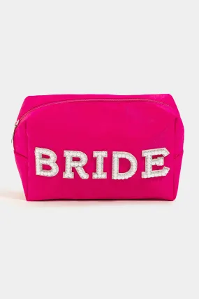 Bride Print Cosmetic Bag