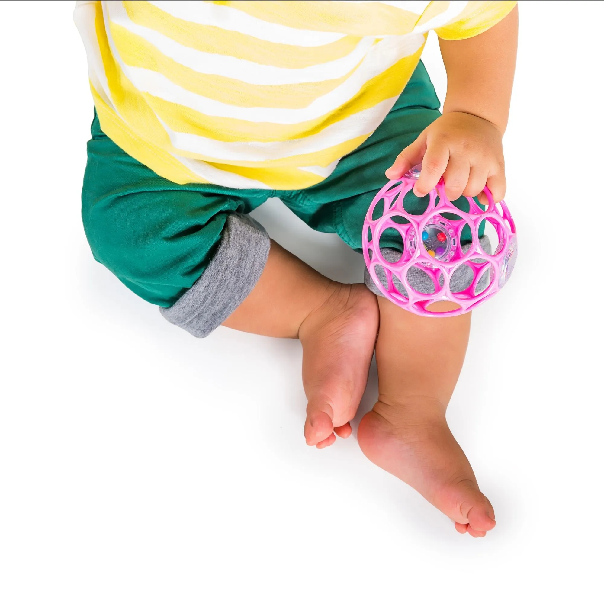 BRIGHT STARTS OBALL RATTLE BALL ASSORTED STYLES