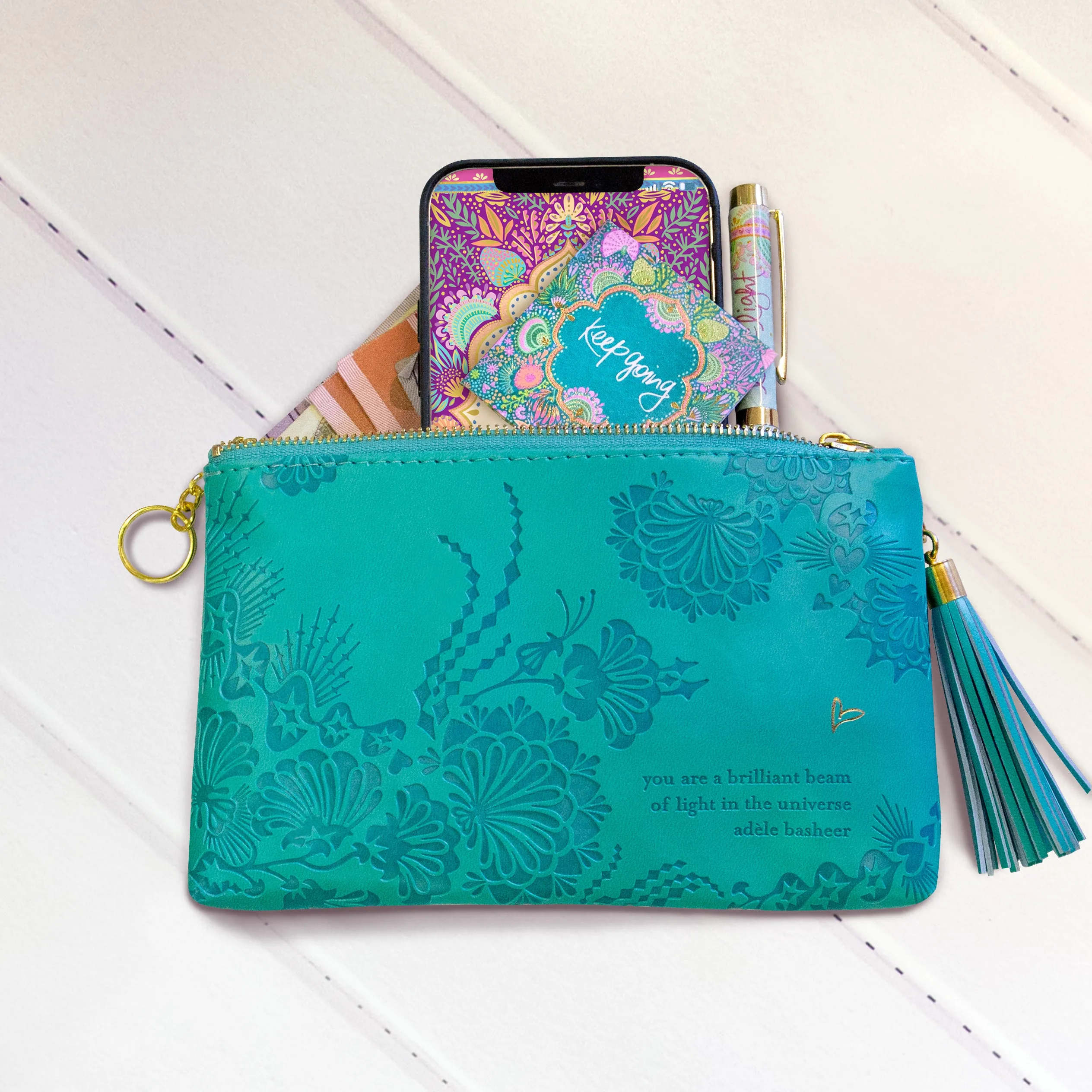 Brilliant Beam Essentials Purse - Turquoise Twist