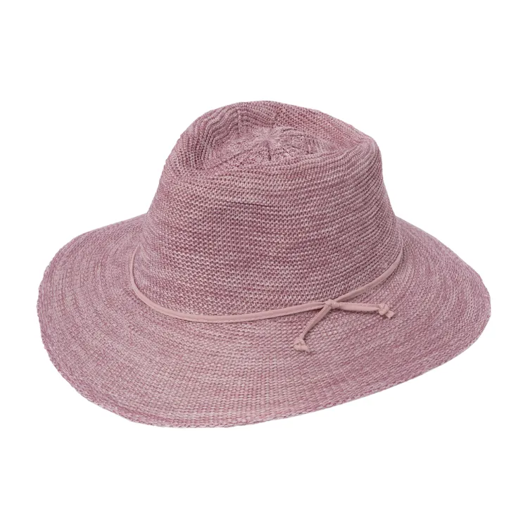 Cancer Council Ladies Jacqui Mannish Hat - Old Rose Pink