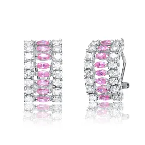 Cannes Power Pink Earrings