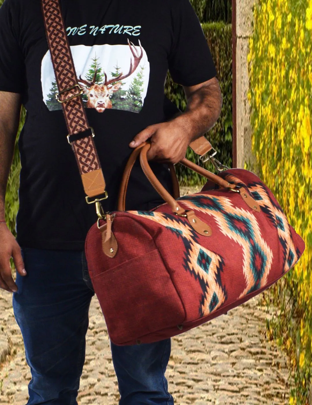 Canvas Duffel Bag, Design 9