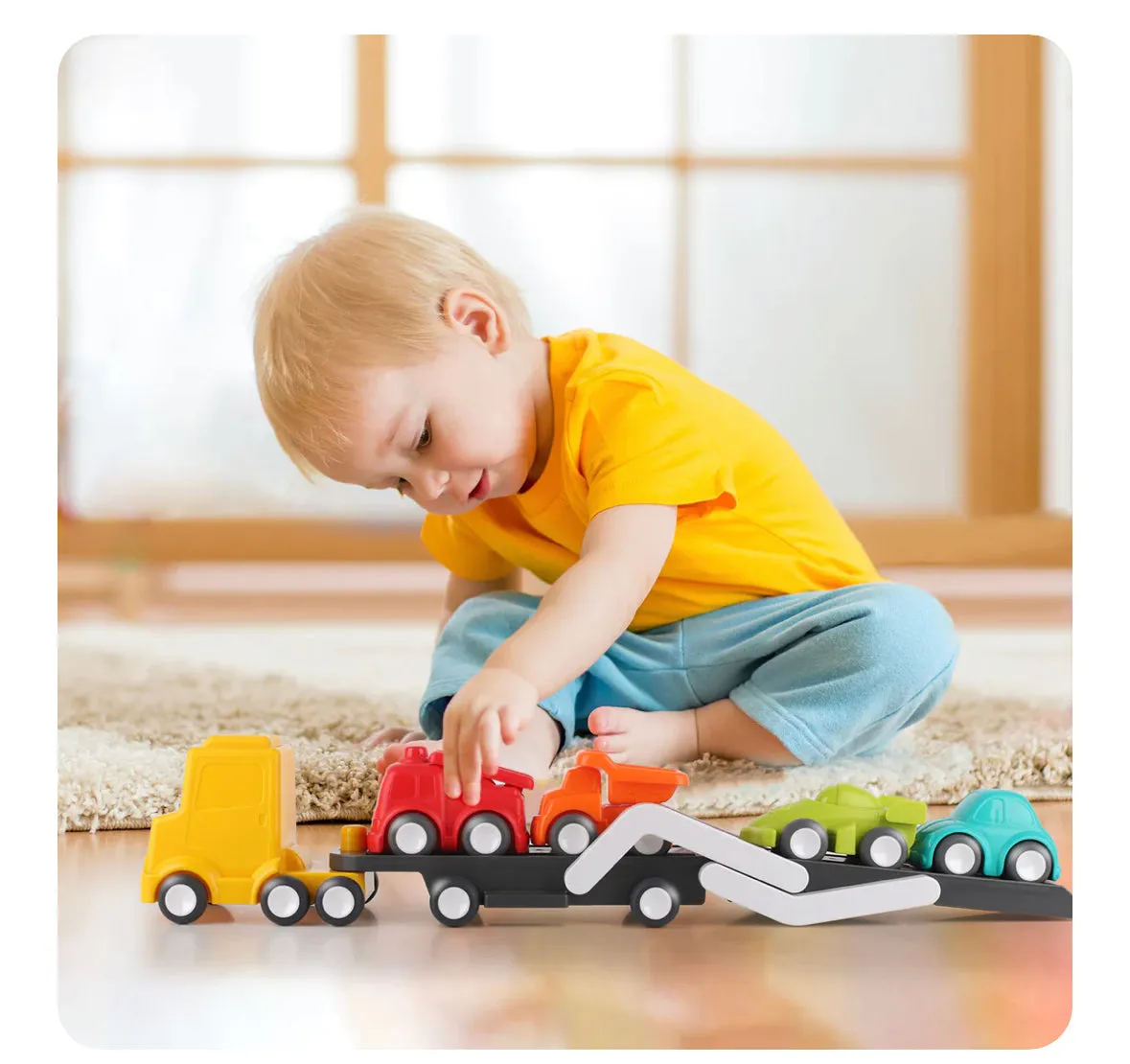 car carrier play set