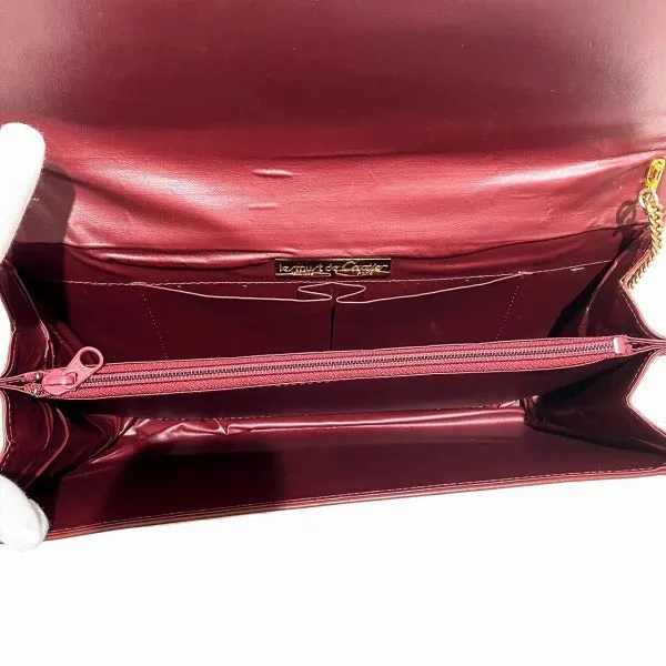 Cartier Must Line Bordeaux Leather Clutch Bag