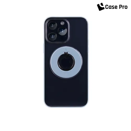 CASE PRO iPhone 12 Case (Ring Stand)-Seal Blue