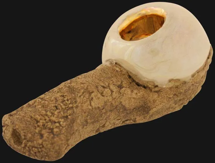 Celebration Pipes - Opal Lavastone Ceramic Hand Pipe