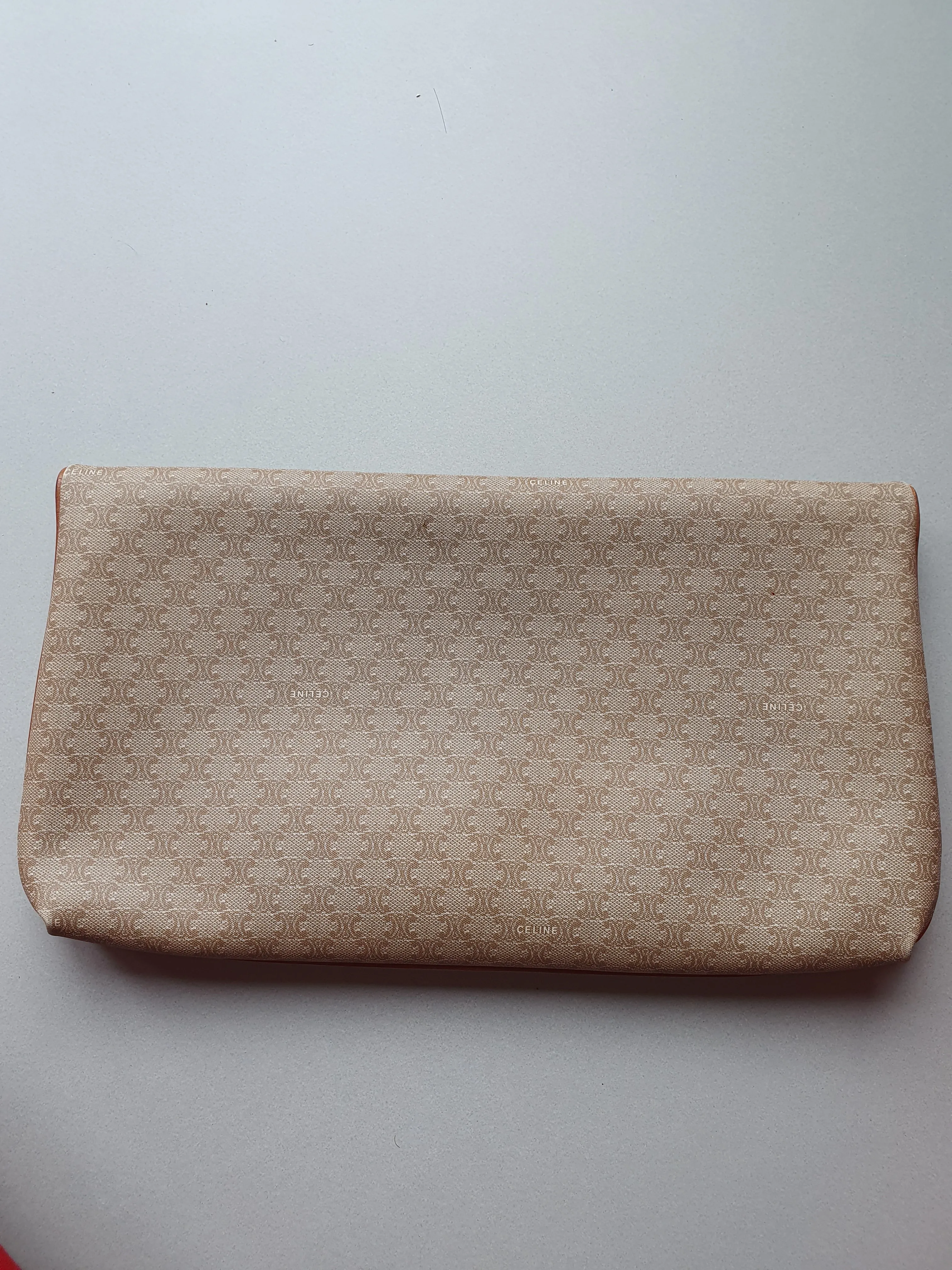 Celine vintage triomphe clutch bag