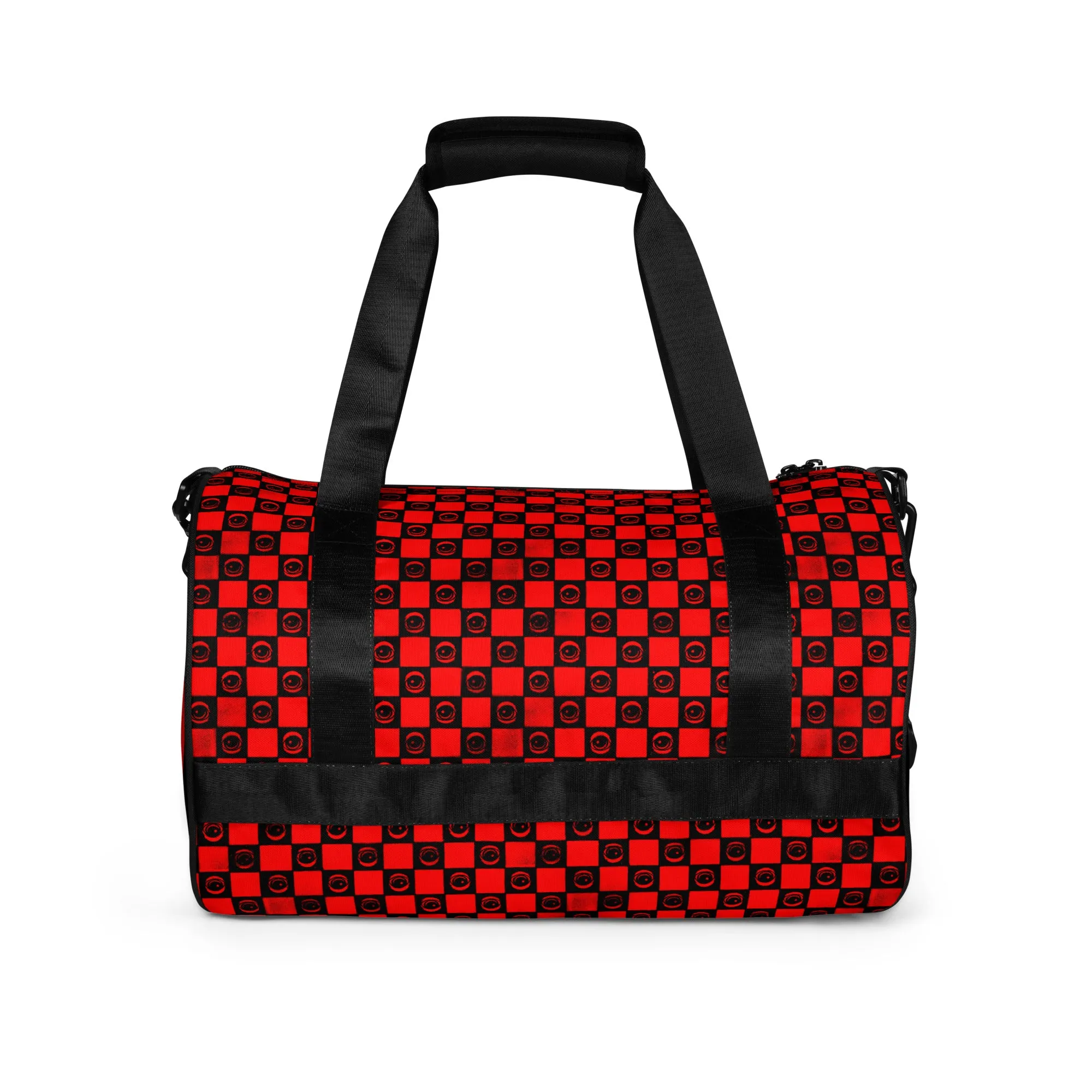 Checered EYEZ Red - All-over print gym bag