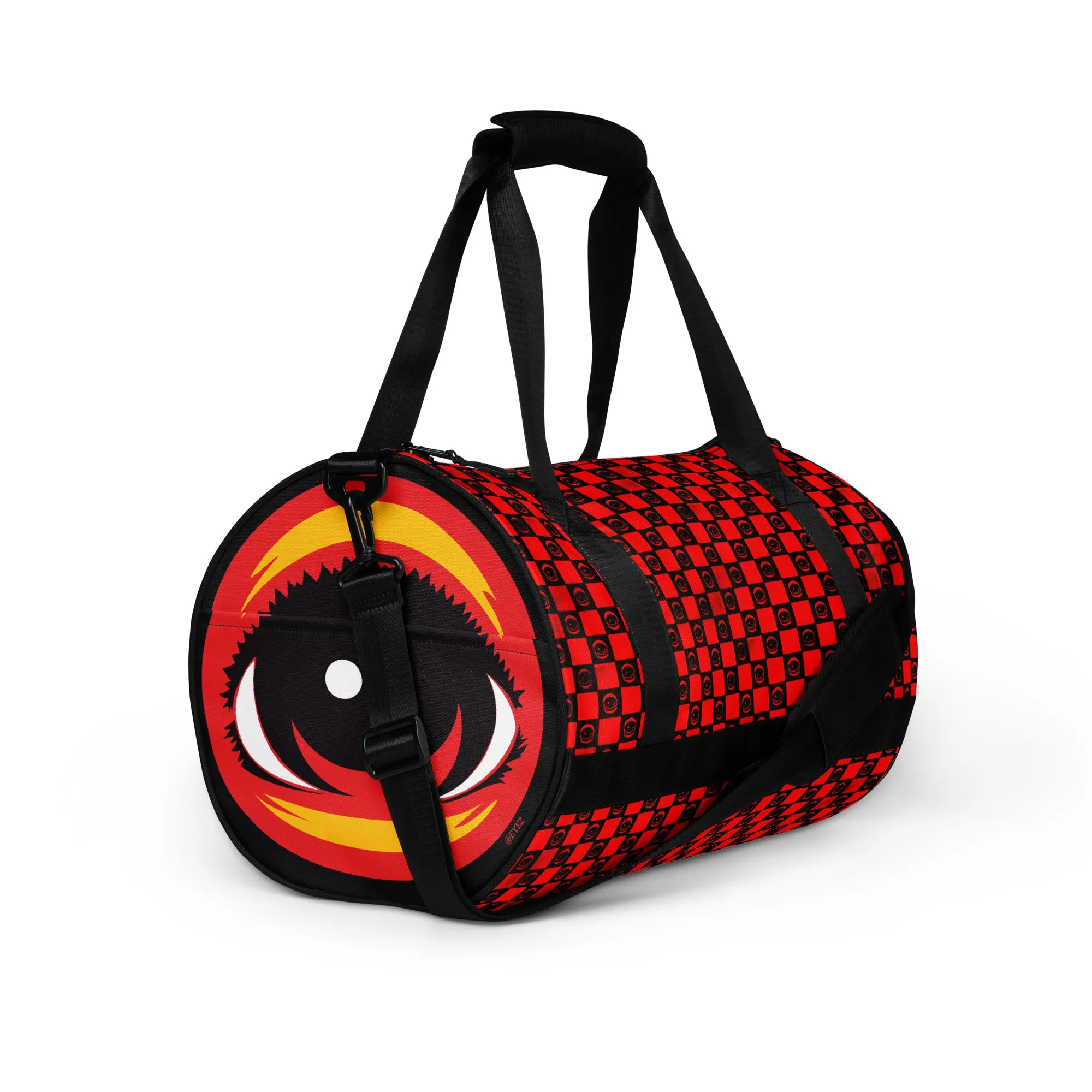 Checered EYEZ Red - All-over print gym bag