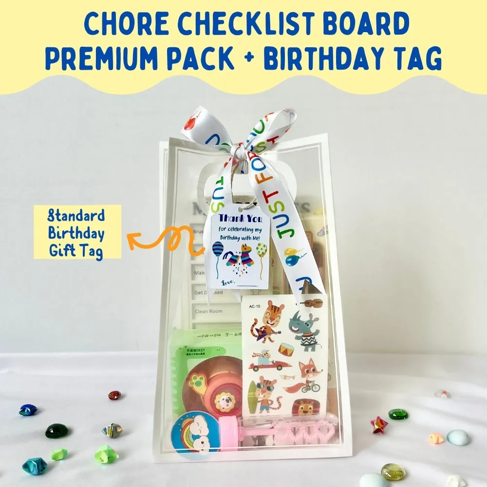 Chore Checklist Board Premium Goodie Bag