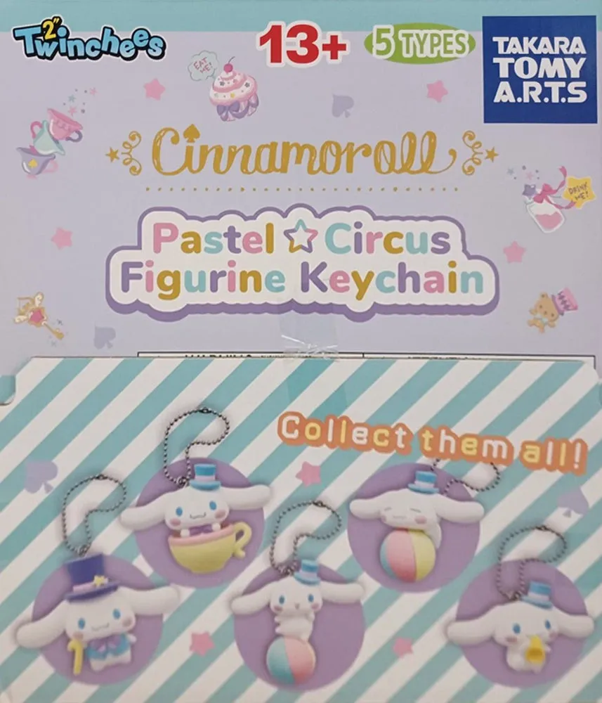 Cinnamoroll Pastel Circus Figurine Keychains - Blind Bag