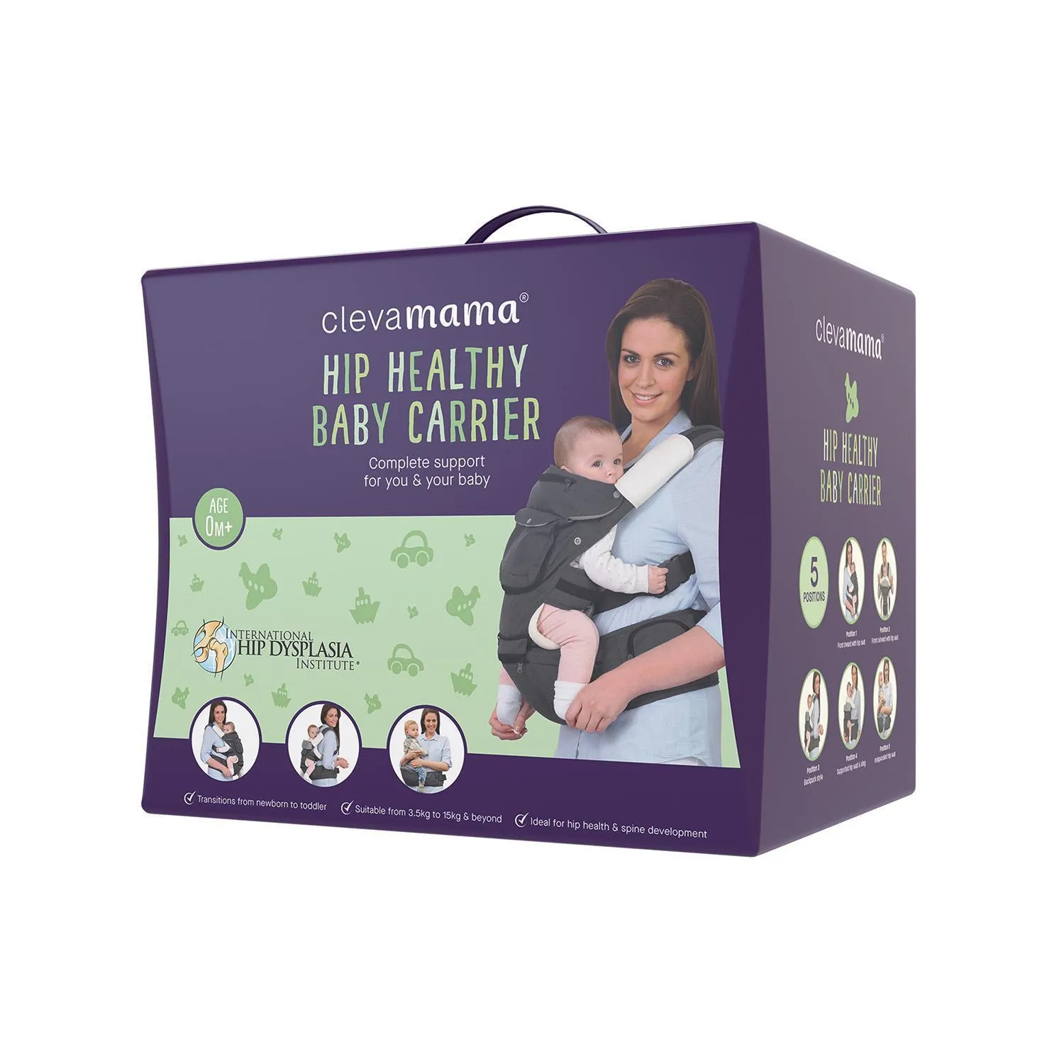 Clevamama Hip Healthy Baby Carrier